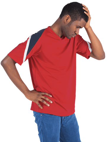 Disappointing sports moment transparent background