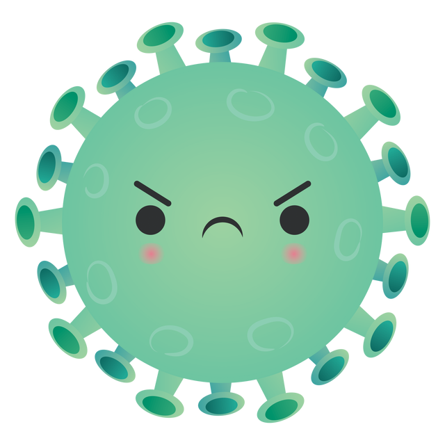 Angry Virus Cell Cartoon on Transparent Background - Download Free Stock Videos Pikwizard.com