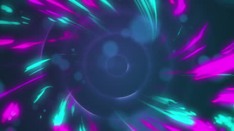 Colorful Abstract Motion Background with Vivid Fluorescent Lines