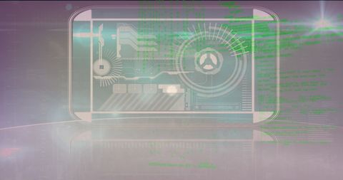 Abstract Data Processing with Futuristic Interface - Download Free Stock Images Pikwizard.com