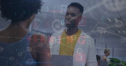 Innovative networking and data analysis in modern office
