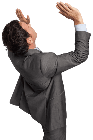 ecstatic asian businessman celebrating victory in suit - Download Free Stock Videos Pikwizard.com