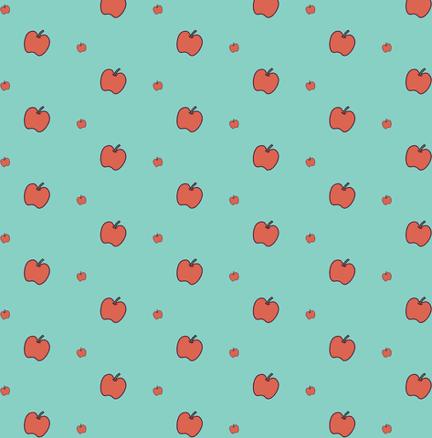 seamless apple pattern on transparent blue background - Download Free Stock Videos Pikwizard.com