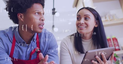 Coding interface over customer interaction in retail setting