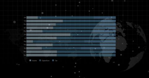 Global Financial Data Analysis with Interactive Graph - Download Free Stock Images Pikwizard.com