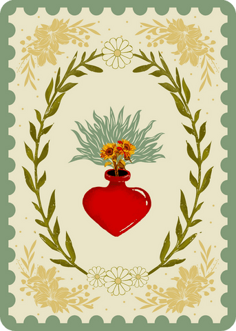 elegant botanical heart-shaped vase with sunflowers transparent design - Download Free Stock Videos Pikwizard.com