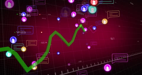 Social Media Analytics and Growth Strategy Visualization