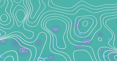 Digital Abstract Technology Circuit With 6G on Green Background - Download Free Stock Images Pikwizard.com