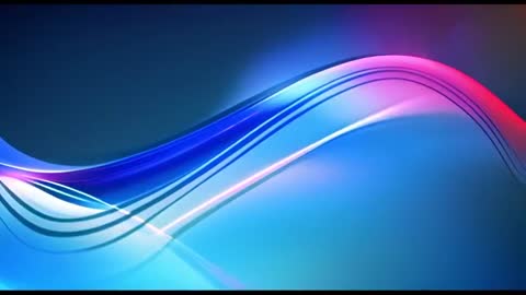 Vibrant Neon Blue Visual Layers on Dark Background