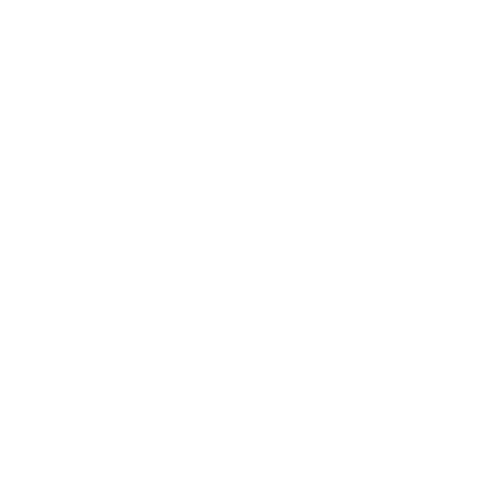 Transparent smartphone icon with copy space on white