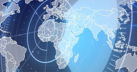Global Connections in Digital Data Processing - Download Free Stock Images Pikwizard.com