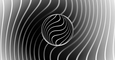 Abstract Christmas Bauble on Dynamic Black Background - Download Free Stock Images Pikwizard.com