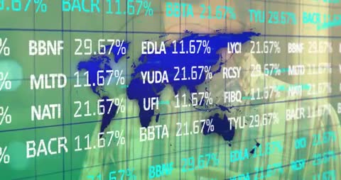 Virtual Reality Revealing Financial Data on Global Scale