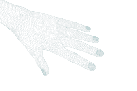 transparent 3d visualization of human hand - Download Free Stock Videos Pikwizard.com