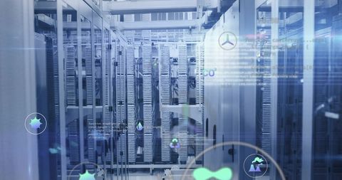 Eco-Friendly Technology in Modern Data Center - Download Free Stock Images Pikwizard.com