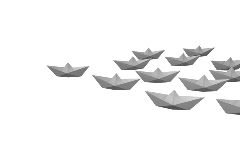 transparent paper boats with swimming concept and copy space - Download Free Stock Videos Pikwizard.com