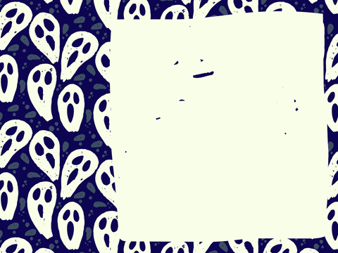 transparent frame on spooky ghost pattern for halloween design - Download Free Stock Videos Pikwizard.com