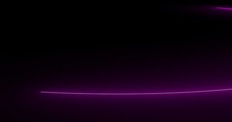 Vibrant Pink Neon Line Over Dark Background Elegantly Curved