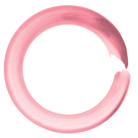pink abstract circle brushstroke on transparent background - Download Free Stock Videos Pikwizard.com