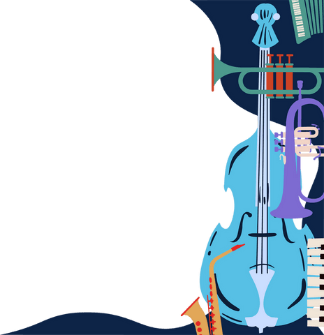 musical instruments in harmony transparent background - Download Free Stock Videos Pikwizard.com