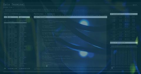Futuristic Digital Interface with Dynamic Data Processing - Download Free Stock Images Pikwizard.com