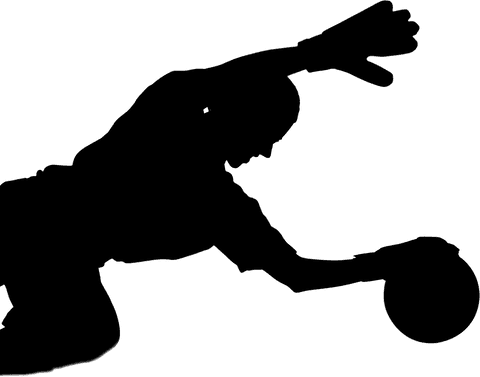 transparent silhouette of man catching soccer ball - Download Free Stock Videos Pikwizard.com