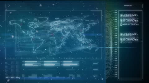 Global Data Processing with DNA and Medical Interface Animation