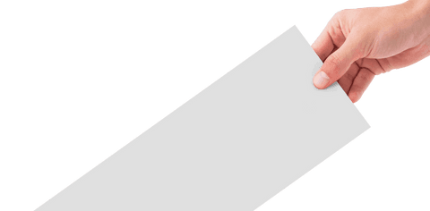 Transparent Hand Holding Blank Paper on Isolated Background - Download Free Stock Videos Pikwizard.com