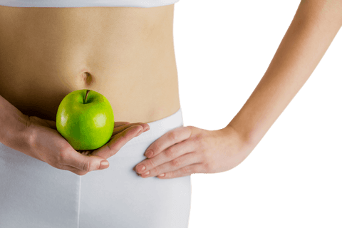 transparent fit woman holding green apple weight loss concept - Download Free Stock Videos Pikwizard.com