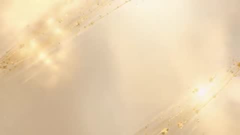 Igniting Diagonal Golden Trails Drifting Spark Clusters Over Soft Beige Glow