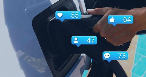 Eco-Friendly Lifestyle: Charging Electric Car With Social Engagement