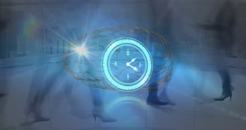 Business Time Manipulation and Technology Concept