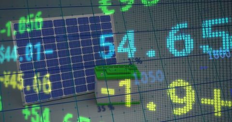 Renewable Energy Investment and Market Data Visual