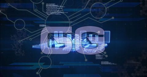 Futuristic Digital Network Concept with 6G Technology - Download Free Stock Images Pikwizard.com
