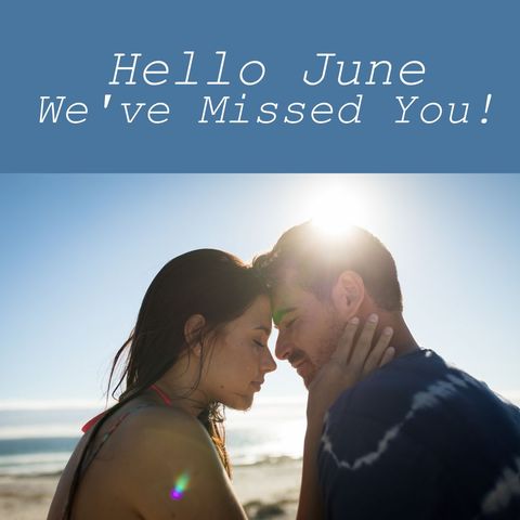 Romantic Couple on Seaside Relishing Summer's Arrival