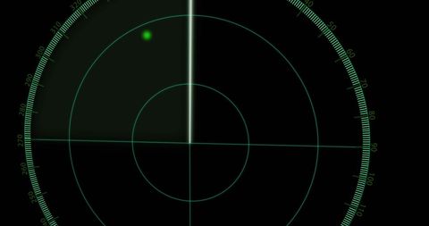 Green Military Radar Screen with Moving Signal Blip - Download Free Stock Images Pikwizard.com