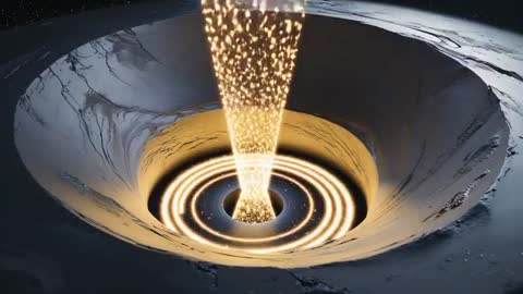 Golden Particle Stream Transcending Cosmic Portal