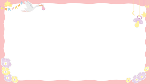 whimsical pastel baby theme frame transparent background for celebrations - Download Free Stock Videos Pikwizard.com