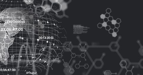 Global Networking Technology Concept with Digital Code - Download Free Stock Images Pikwizard.com