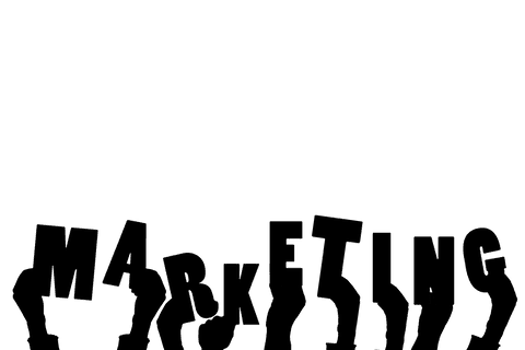 Hands holding marketing concept over transparent background