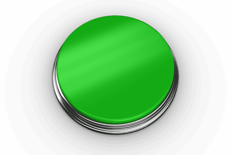 Green Circular Button on Transparent Background with Metallic Edge - Download Free Stock Videos Pikwizard.com