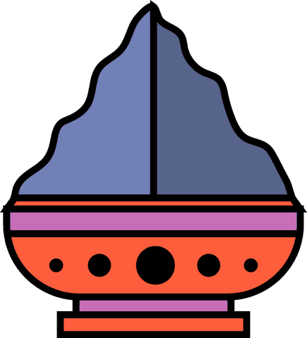 stylized transparent volcano illustration with magma chamber - Download Free Stock Videos Pikwizard.com