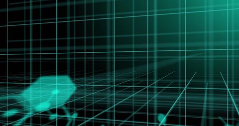 Digital Interface of 3D Data Grids and Communication Layers - Download Free Stock Images Pikwizard.com