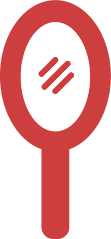 red mirror on transparent background digital icon art style - Download Free Stock Videos Pikwizard.com