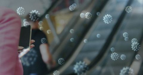 Conceptual Coronavirus Spread in Public Facilities with Smartphone