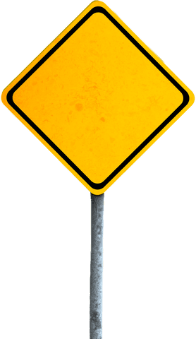 yellow signpost with copy space on transparent background for design use - Download Free Stock Videos Pikwizard.com