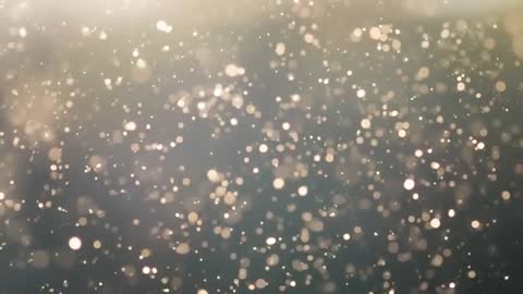 Magical Golden Sparkles in Bokeh Dreamscape