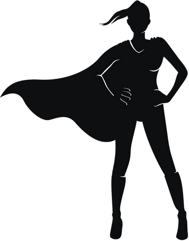 transparent silhouette female superhero with flowing cape - Download Free Stock Videos Pikwizard.com