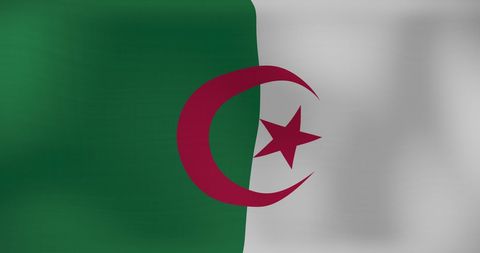 Waving Algerian National Flag Symbolizing Patriotism - Download Free Stock Images Pikwizard.com