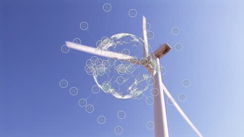 Wind Turbine with Digital Globe and Network Data Integration